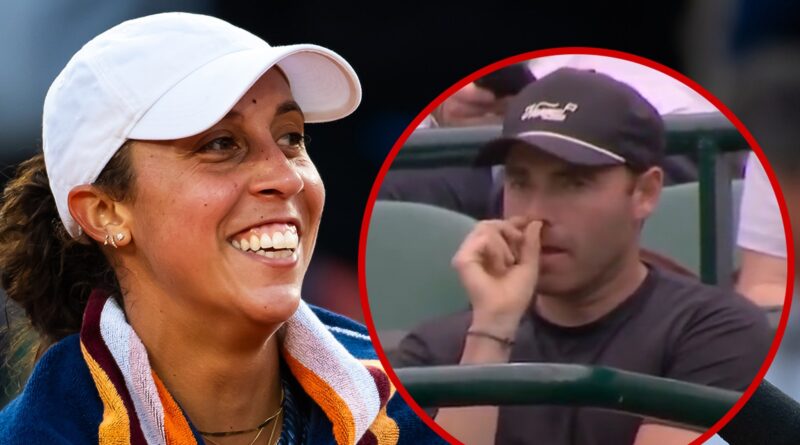 Tennis Star Madison Keys’ Fiancé Caught Picking Nose at Wimbledon