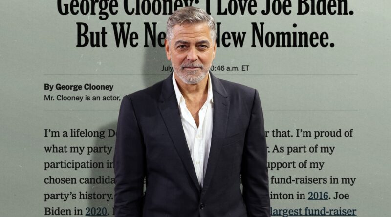 Unfortunately, the George Clooney Op-Ed Was Really Good