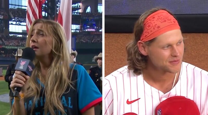 Singer Ingrid Andress Roasted for Terribly Bad National Anthem at Home Run Derby