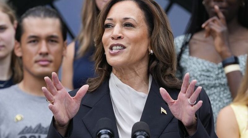 Harris praises Biden’s ‘unmatched’ legacy in first public comments since Biden dropped out of race