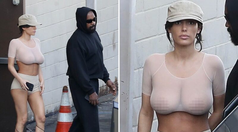 Bianca Censori Again Busts Out See-Through Top For Movie Date With Kanye West