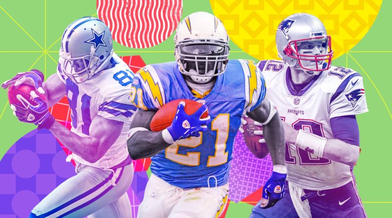 Brady? Tomlinson? Owens? Which fantasy football players are in this century’s top 25?