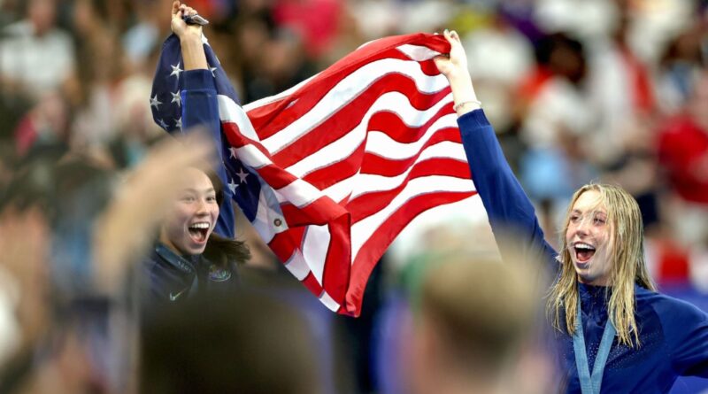 Huske, Walsh take gold, silver for U.S. in women’s 100m butterfly, plus more from Paris