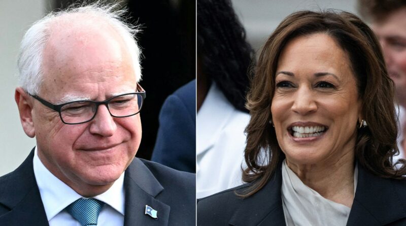 Kamala Harris Holds First Rally With Tim Walz As Her New Running Mate