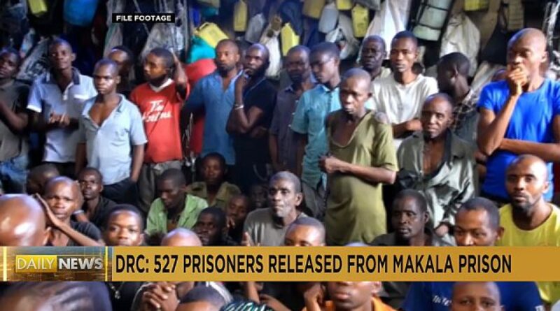 DR Congo’s government releases 527 prisoners citing overcrowding