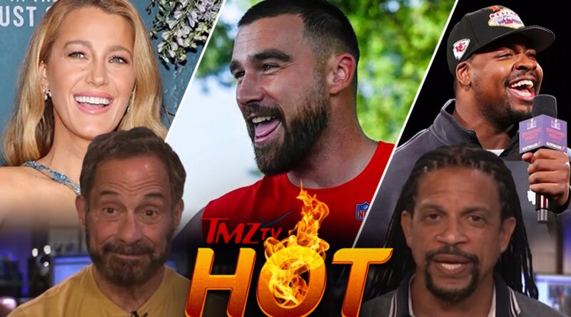 TMZ TV Hot Takes: Blake Lively Beef, Travis Kelce, Chris Jones