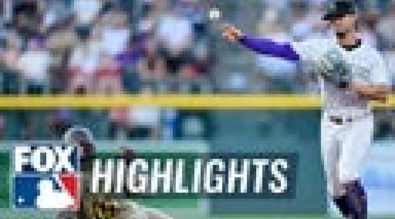 Padres vs. Rockies Highlights | MLB on FOX