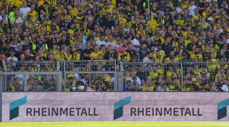 Dortmund fans to protest club’s arms-maker deal