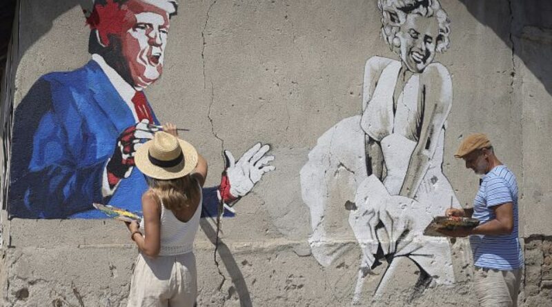 Donald Trump, Marilyn Monroe, Elvis Presley and Albert Einstein draw tourists to Bulgarian village