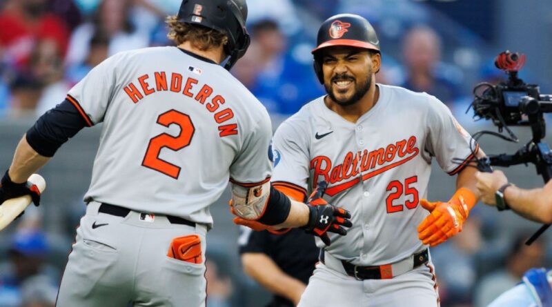 Veteran Anthony Santander is having a monster season for the young Orioles