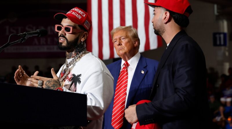 Anuel AA & Justin Quiles Endorse Donald Trump at Pennsylvania Rally: ‘The Best President the World Has Seen’