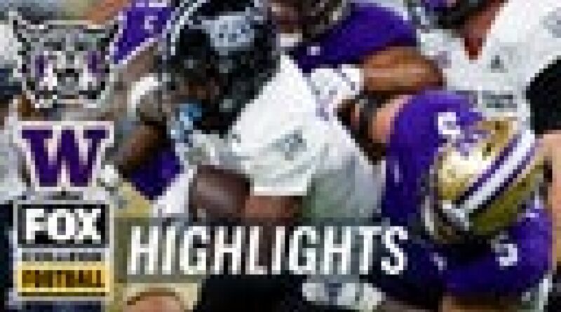 Weber State Wildcats vs. Washington Huskies Highlights | FOX College Football