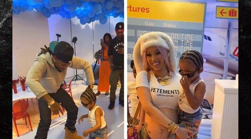 Cardi B and Offset Reunite for Wave’s Birthday Party Amid Divorce