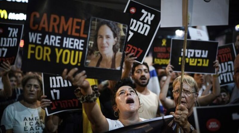 Heartbroken relatives of hostages protest against Netanyahu’s failure to secure deal