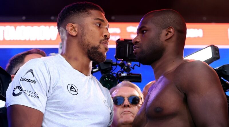 Anthony Joshua vs. Daniel Dubois Live Stream: How to Watch the PPV Fight Online