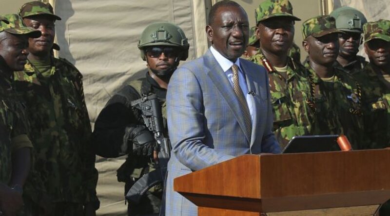 Ruto praises Kenyan police force on visit to Haiti