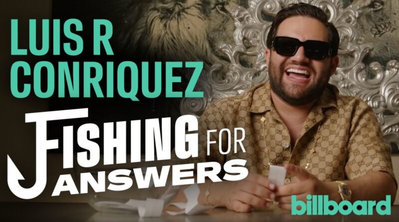 Luis R Conriquez Plays Fishing for Answers | Billboard Cover