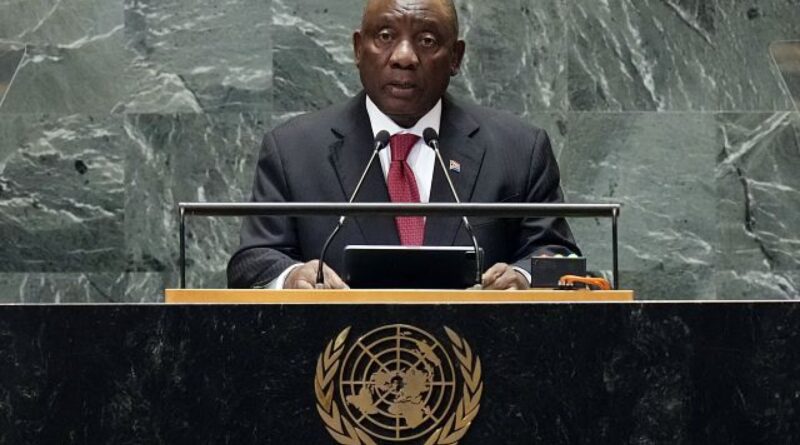 Ramaphosa calls on world’s leaders to take decisive action to end Palestinian suffering