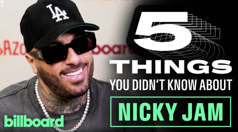 Nicky Jam Shares Five Fun Facts You Didn’t Know | Billboard