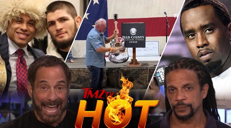 TMZ TV Hot Takes: Diddy, Taylor Swift Guitar Smash, UFC’s Ottman Azaitar