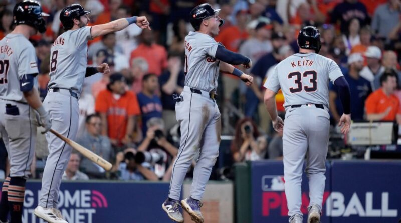 ‘Built on grit’: Young Tigers rally to sweep Astros