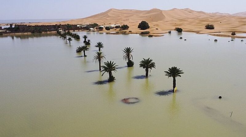 Morocco: Rare floods in the desert regions