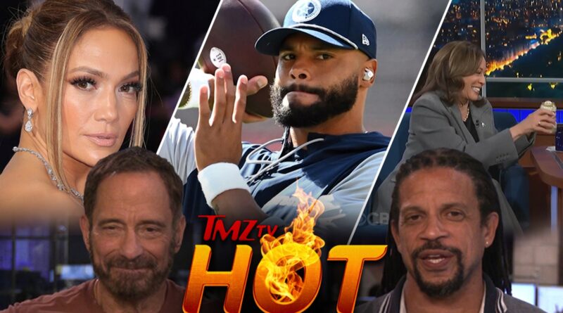 TMZ TV Hot Takes: Jennifer Lopez, Kamala Harris, Dak Prescott