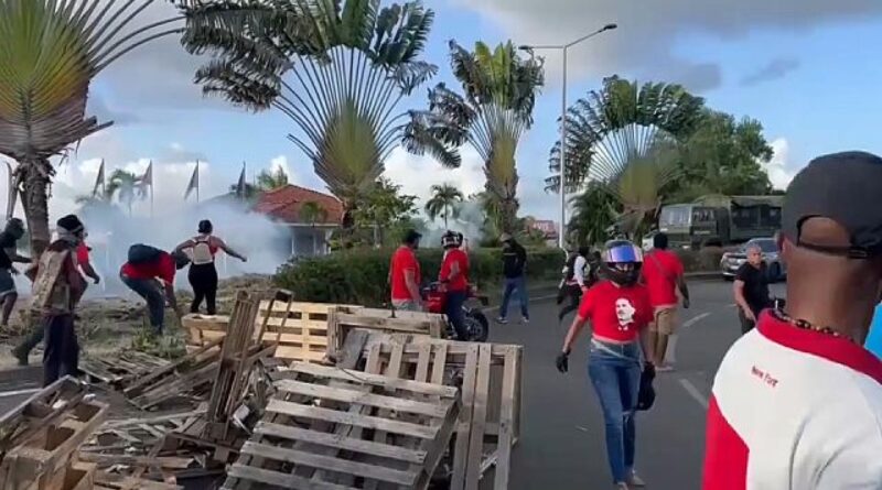 In French Caribbean territory of Martinique, unrest persists despite curfew