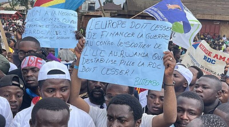 Protesters in eastern DRC denounce Rwanda and rebel negotiations