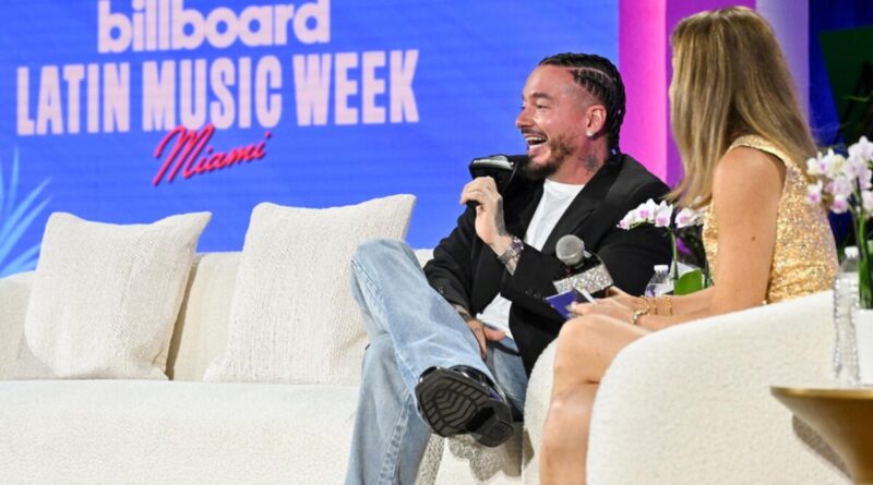 J Balvin Opens Up About Latin Culture & Resilience at Latin Music Week 2024