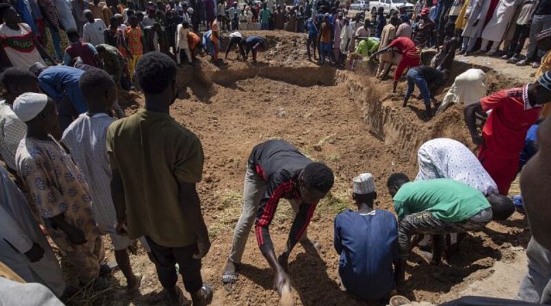 Mass burial held for victims of tanker explosion in northern Nigeria