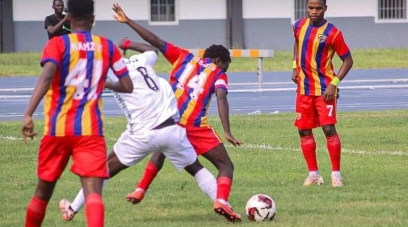 Gold Stars upset Hearts to stay top  …Kotoko, Holy Stars draw