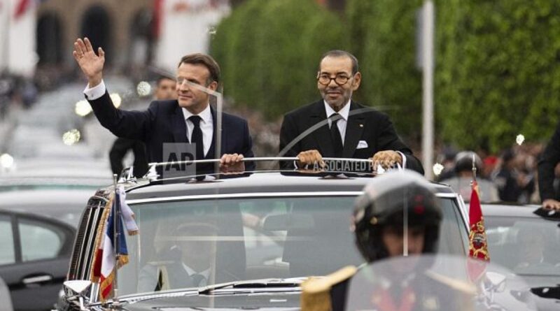 French president in Morocco on visit aiming to strengthen ties