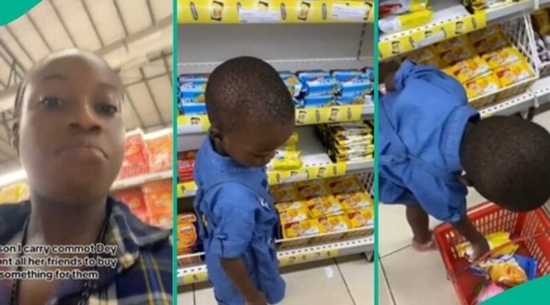 Lady confused as little girl she took to mall begins shopping items for friends,…