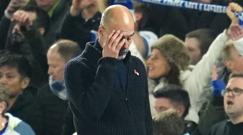 Man City’s Pep loses 4 straight games for 1st time