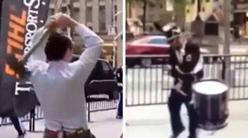 Pete Hegseth Hits Bystander With Axe in Resurfaced Fox News Clip