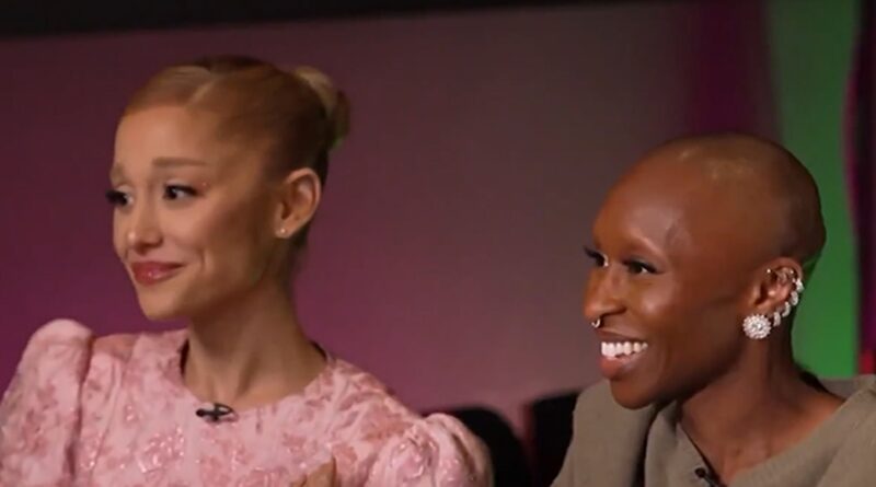 Ariana Grande, Cynthia Erivo Defend ‘Crying’ in ‘Wicked’ Press Tour Interviews