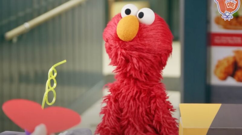 Elmo Has an Awkwardly Funny ‘Chicken Shop’ Playdate With Amelia Dimoldenberg