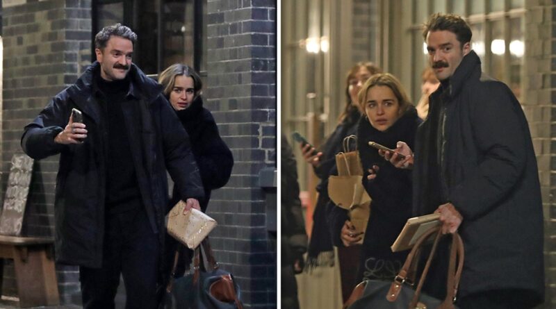 Actress Emilia Clarke Hangs Out with DJ Bassi Fox in London