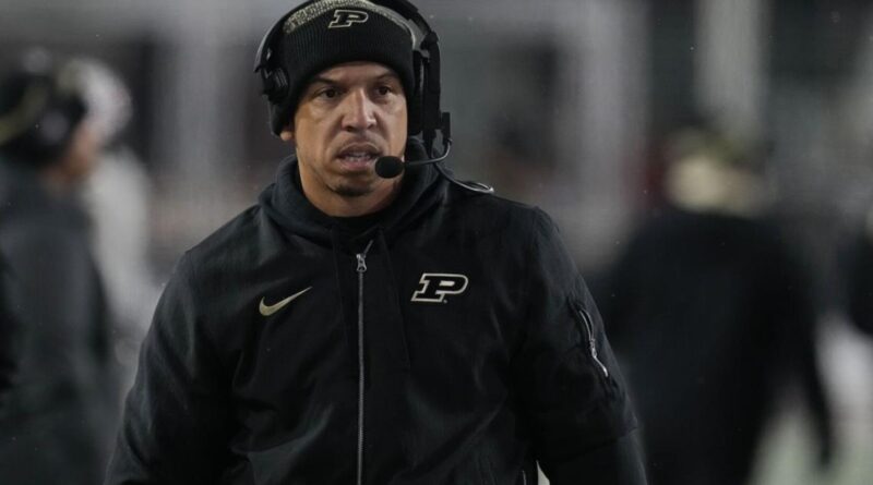 Purdue fires coach Ryan Walters after going 5-19 in his two seasons