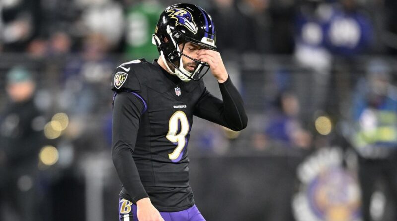 Ravens back Tucker after kicking woes continue