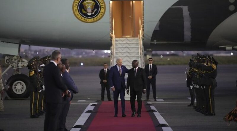 Biden arrives in Angola for his long-awaited sub-Saharan Africa visit