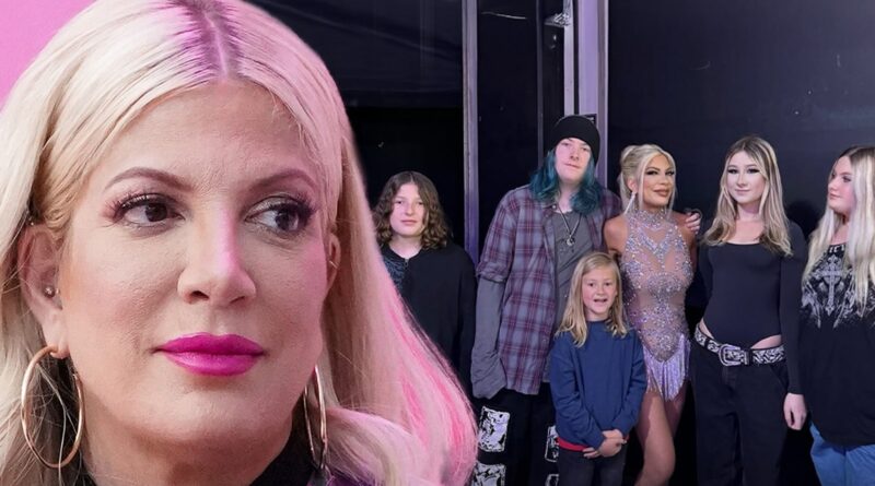 Tori Spelling Talks About Mom Guilt, ‘Their Lives Are  Not Stable’