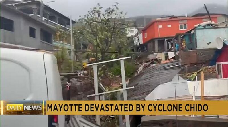 Cylcone Chido barrels though Mayotte, affects Madagascar and the Comoros