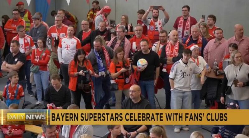 Bayern Munich stars share Christmas joy with their biggest fans