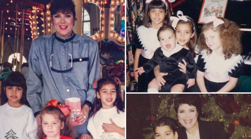 Throwback Kardashian-Jenner Christmas Family Photos