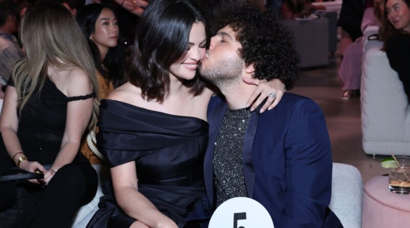 Selena Gomez Kisses Fiancé Benny Blanco in Snuggly Holiday Snapshot