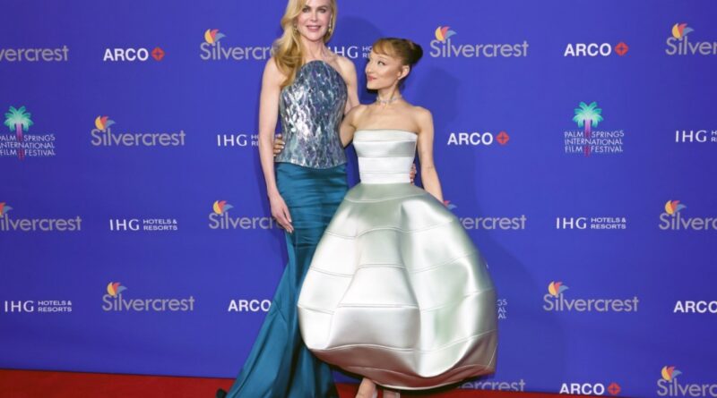 Watch Ariana Grande and Nicole Kidman’s Wholesome Moment Together on the 2025 Palm Springs Film Fest Red Carpet