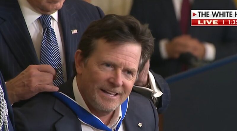 Michael J. Fox Awarded Presidential Medal of Freedom in Emotional Ceremony