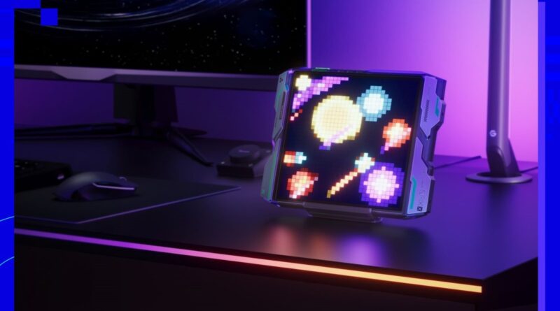 Add a Little Nostalgia to Your Desk With These Customizable Pixel Art Lights